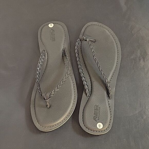 BRAND NEW AIR BALANCE BRAIDED STRAP DETAILS SLIP-ON FLAT SANDAL - Picture 7 of 13